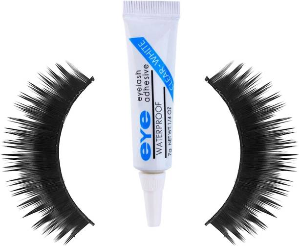 Kelley Thick Hair Waterproof Eye Lashes Mink Collection With Eyelash Clear White Glue