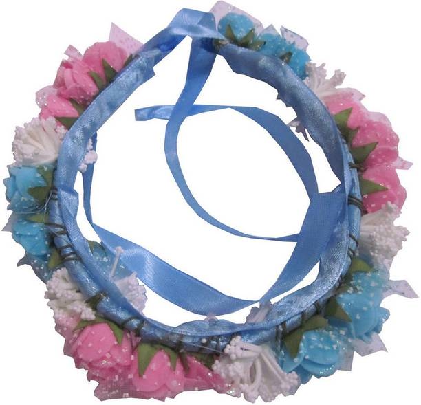 Unique Indian Crafts Flower Crown, Flower Headband, Coachella, Wedding Accessories, Colorful Floral Tiara Head Band