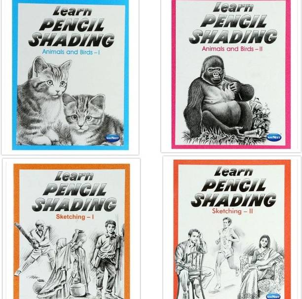 Learn Pencil Shading Set Of 4 Books