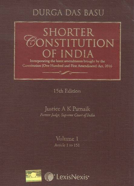Durga Das Basu's Shorter Constitution Of India [Vol I & II] By LexisNexis