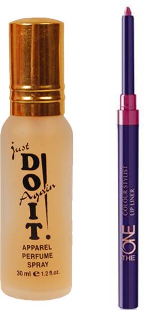 Oriflame Sweden The ONE Colour Stylist Lip Liner (Vibrant Pink - 31437) With Just Doit Parfume 30ml