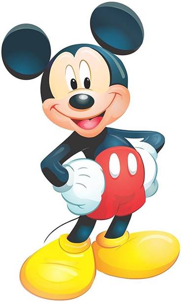 Asmi Collections 72 cm Cute Mickey Mouse Removable Sticker