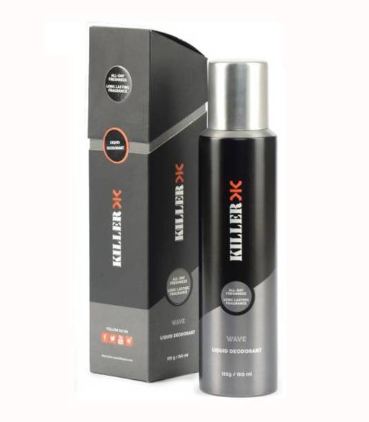 KILLER Liquid Wave Deodorant Spray  -  For Men