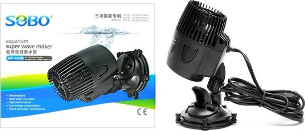 SOBO Wave Maker WP-400M | Power: 15W (F MAX: 10000L/Hr) | Ideal Water Circulator | High Performance | Low Energy Consumption | Quick & Easy Maintenance | Water Aquarium Pump