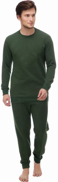 GLANZ COMFORT WEAR Solid Men Track Suit