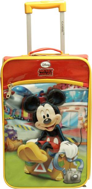 gamme DISNEY GAMME MICKEY KIDS SOFT LUGGAGE YELLOW Waterproof Trolley