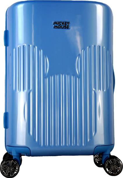 gamme DISNEY OVAL MICKEY BLUE EMBOSS KIDS LUGGAGE TROLLEY BAG Trolley
