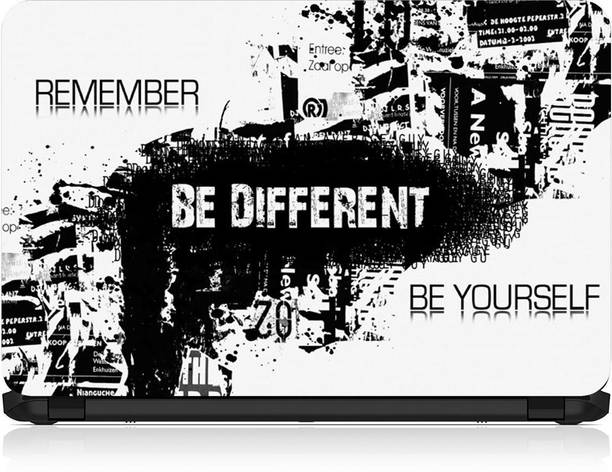 Flipkart SmartBuy Be Different FSBSP026 Vinyl Laptop Skin Compatible for 15.6 inch
