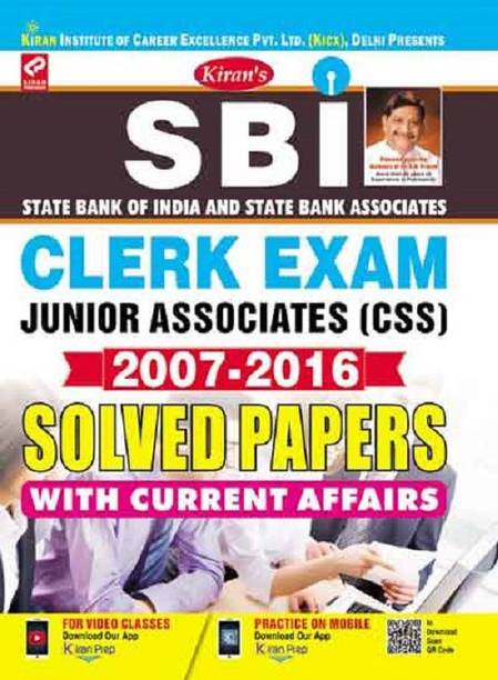 Sbi Clerk Exam Junior Associates (Css) 2007-2016 Solved Papers-English