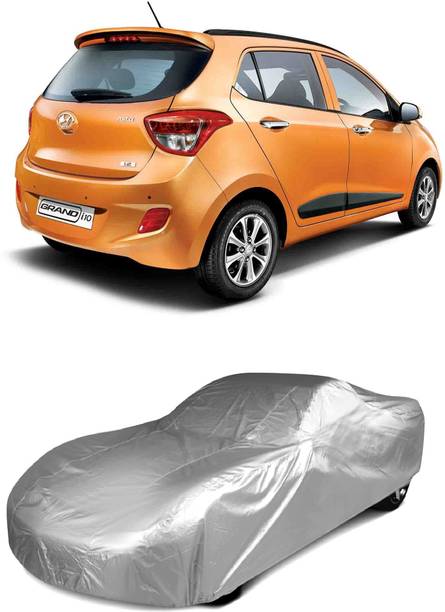 MYTECH Car Cover For Hyundai Grand i10 (With Mirror Pockets)