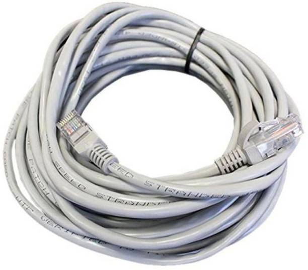 FOX MICRO Patch Cable 5 m High Speed CAT5 Ethernet Patch Cord RJ45 Lan Straight Network Cable Category 5E 5 Meter (COLOR MAY VERY )