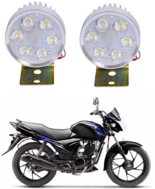 AUTOGARH M55 6 LED FOG HEADLIGHT FOR SlingShot Parking Light Motorbike LED for Suzuki (15 V, 60 W)