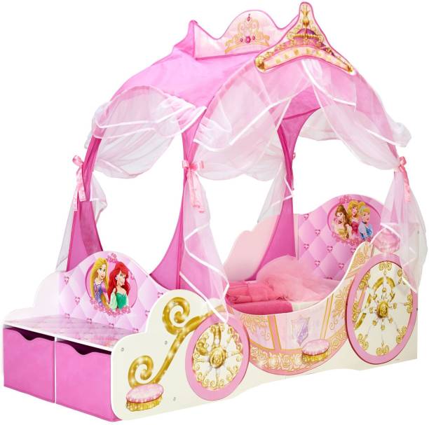 DISNEY Princess Carriage Toddler Solid Wood Single Box Bed