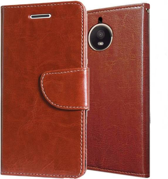 Wristlet Flip Cover for Motorola Moto E4 Plus