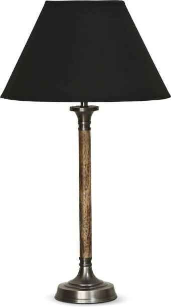 Kapoor E Illuminations Wood & Metal Table Lamp Table Lamp