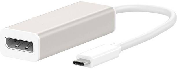 microware Type C to Displayport DP Adapter - USB-C 3.1 Male to Displayport Female High Speed Ultra HD UHD 4K 1080P Video Audio AV Adaptor Converter Cable Wire Cord Plug Connector MCS-OT-9528 USB Hub