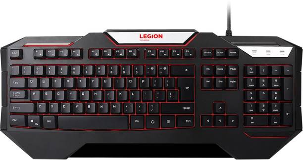 Lenovo Legion K200 Wired USB Standard Gaming Keyboard Compatible with Desktop, Laptop, Mac