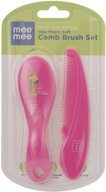 MeeMee Soft Comb Brush Set (Pink)