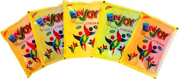 ENJOY Holi Color Powder Pack of 5