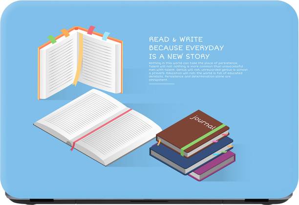 Flipkart SmartBuy read Premium LG Vinyl (matte) Reusable Laptop Skin Compatible for 15.6 inch