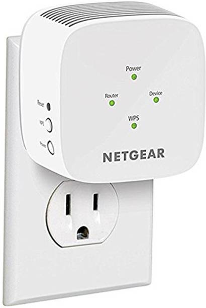 NETGEAR ex6110-100ins 1200 Mbps WiFi Range Extender  (White, Dual Band)