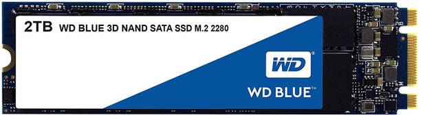 WD Blue 3D 2 TB Laptop Blue SATA III Internal Solid Sta...