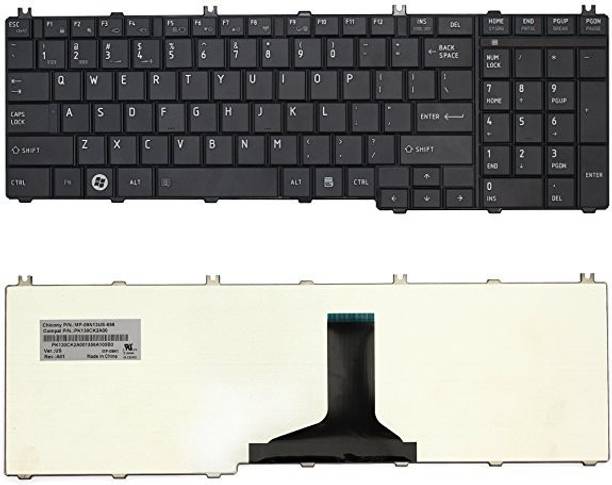 SellZone Laptop Keyboard Compatible For TOSHIBA SATELLITE L675 L675D PRO C650 C655 C660 SERIES Internal Standard Laptop Keyboard Compatible with Desktop, Laptop, Mac