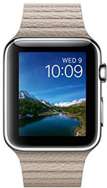 Apple Watch (Beige Strap, Large)