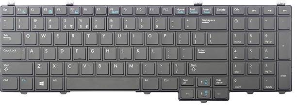 SellZone Replacement Keyboard For Dell Latitude E5520 E5520M E5540 E6520 Precision M4700 M6600 Internal Standard Laptop Keyboard Compatible with Desktop, Laptop, Mac