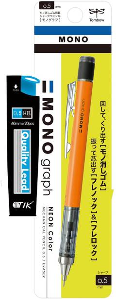 Tombow Mono Graph 0.5mm Shaker Neon Mechanical Pencil