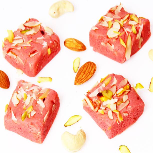 Ghasitaram Gifts Rose Barfi Box