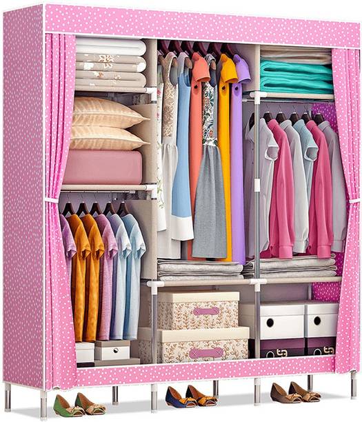 Furn Central 2 Door PP Collapsible Wardrobe