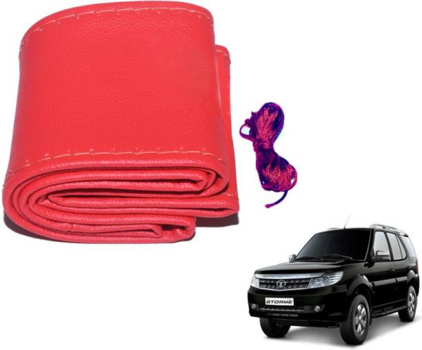 MOCKHE Hand Stiched Steering Cover For Tata Safari Storme