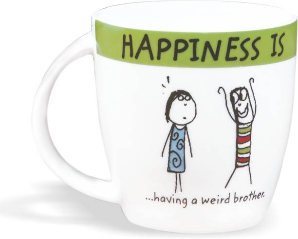 CLAY CRAFT Gift for your best and weird brother Ceramic Coffee Mug