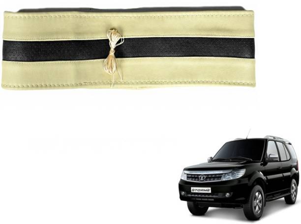 MOCKHE Hand Stiched Steering Cover For Tata Safari Storme