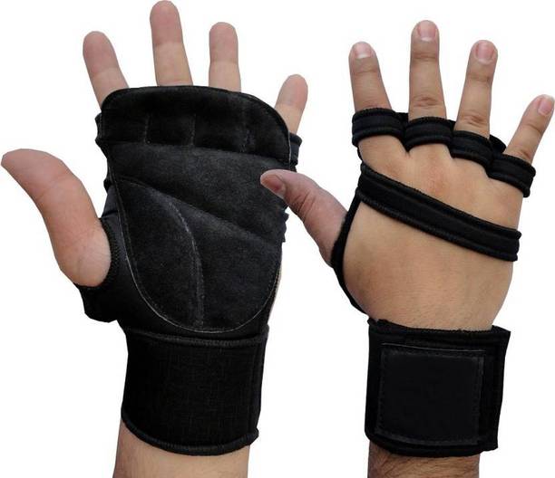 GymWar Weight Lifting Gloves With Wrist Support Neoprene Gym & Fitness Gloves