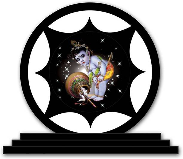 Vprint Bal Gopal Car Dashboard idols Figurine Showpiece Decorative Showpiece  -  12 cm