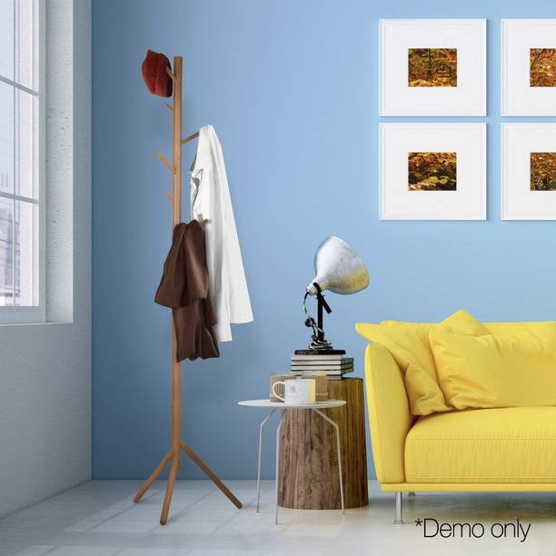 HOUSE OF QUIRK Solid Wood Coat and Umbrella Stand