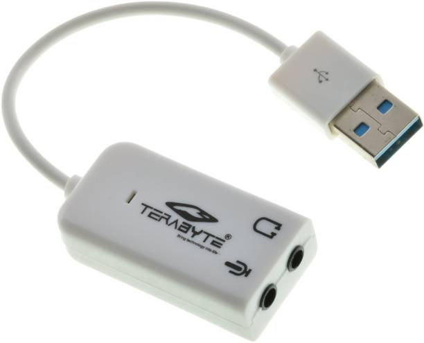 PremiumAV USB External Sound Card Audio Adapter With Mic USB Adapter