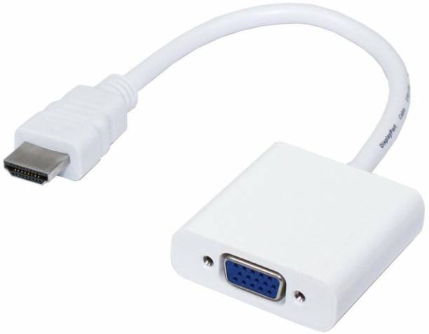 PremiumAV Active HDMI To VGA Adapter with Micro-USB Power USB Adapter