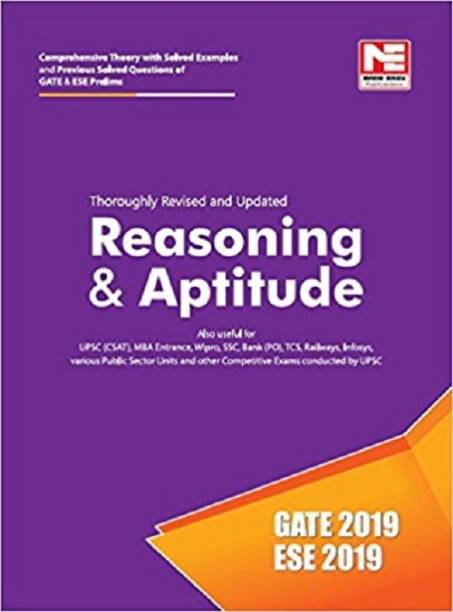 Reasoning & Aptitude for GATE 2019 and ESE 2019 (Prelims) - Theory and Previous Year Solved Papers