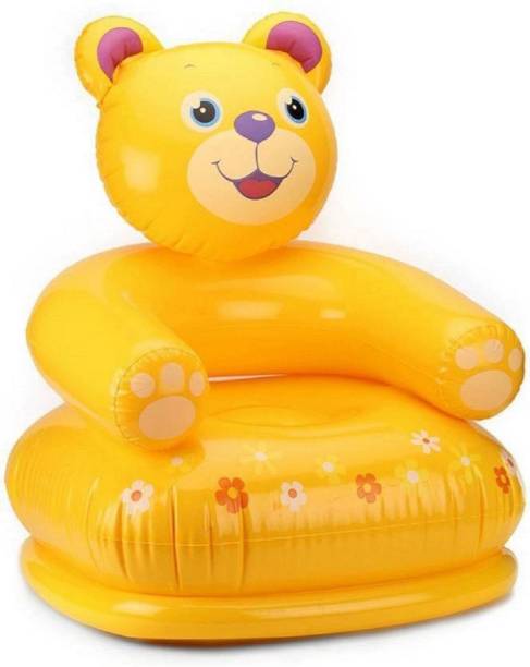 Fabofly Inflatable Kids Happy Teddy Air Chair/Sofa for Kids Inflatable Sofa/ Chair