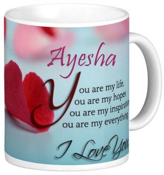 Nakshasutra Ayesha Love Message 06 Ceramic Coffee Mug