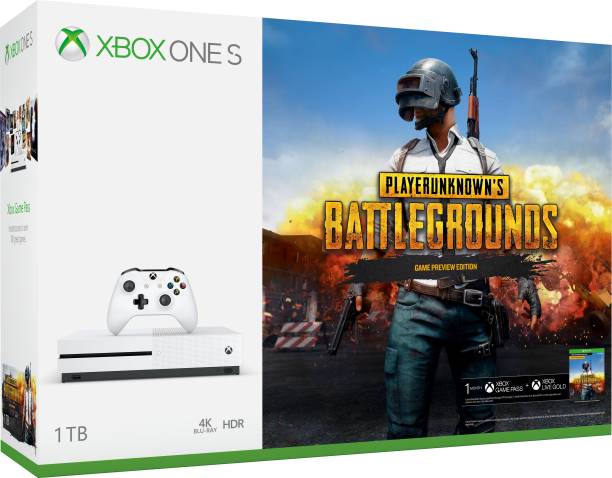 MICROSOFT Xbox One S 1 TB with PlayerUnknown's Battlegrounds