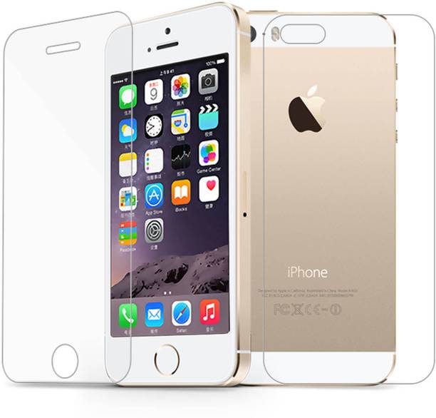 CASE CREATION Front and Back Tempered Glass for Apple iPhone 5