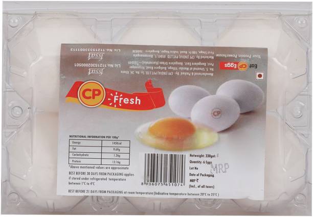 CP Fresh Hen White Eggs