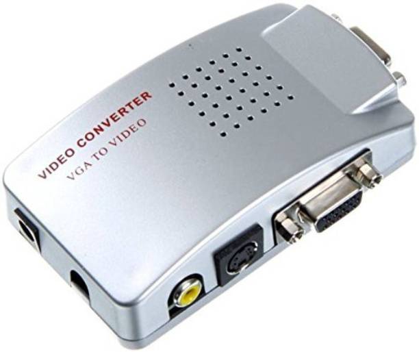 microware  TV-out Cable VGA TO AV Media Streaming Device (Silver)