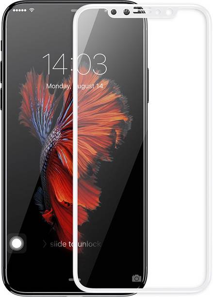 GADGETSMORE Edge To Edge Tempered Glass for Apple iPhone X