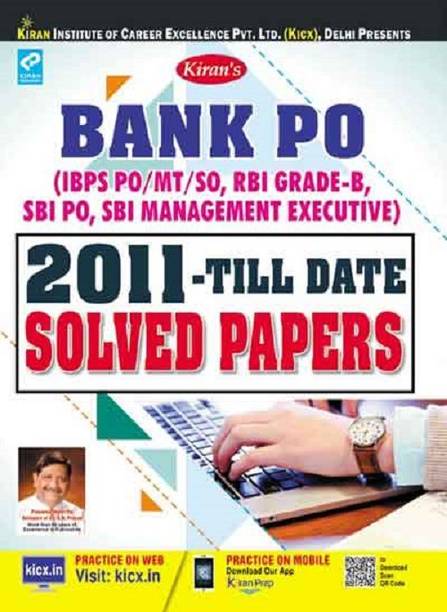 Kiran’s Bank Po 2011 Till Date Solved Papers English