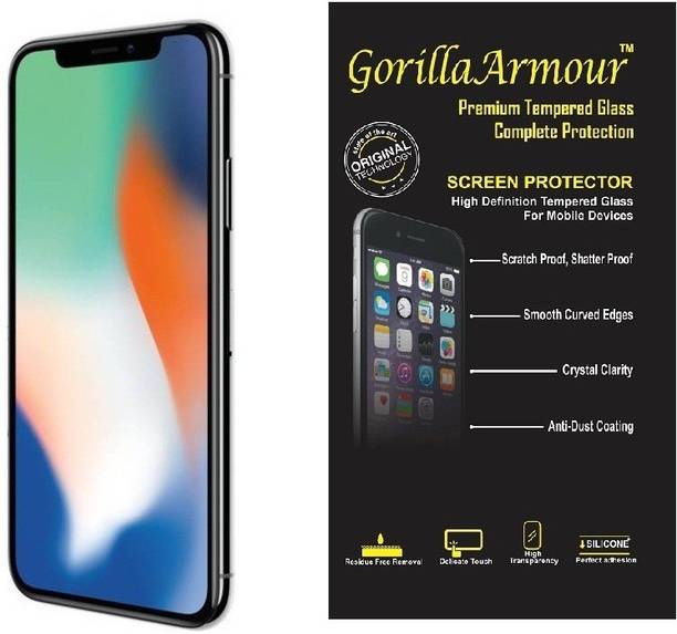 Gorilla Armour Tempered Glass Guard for Apple iPhone X